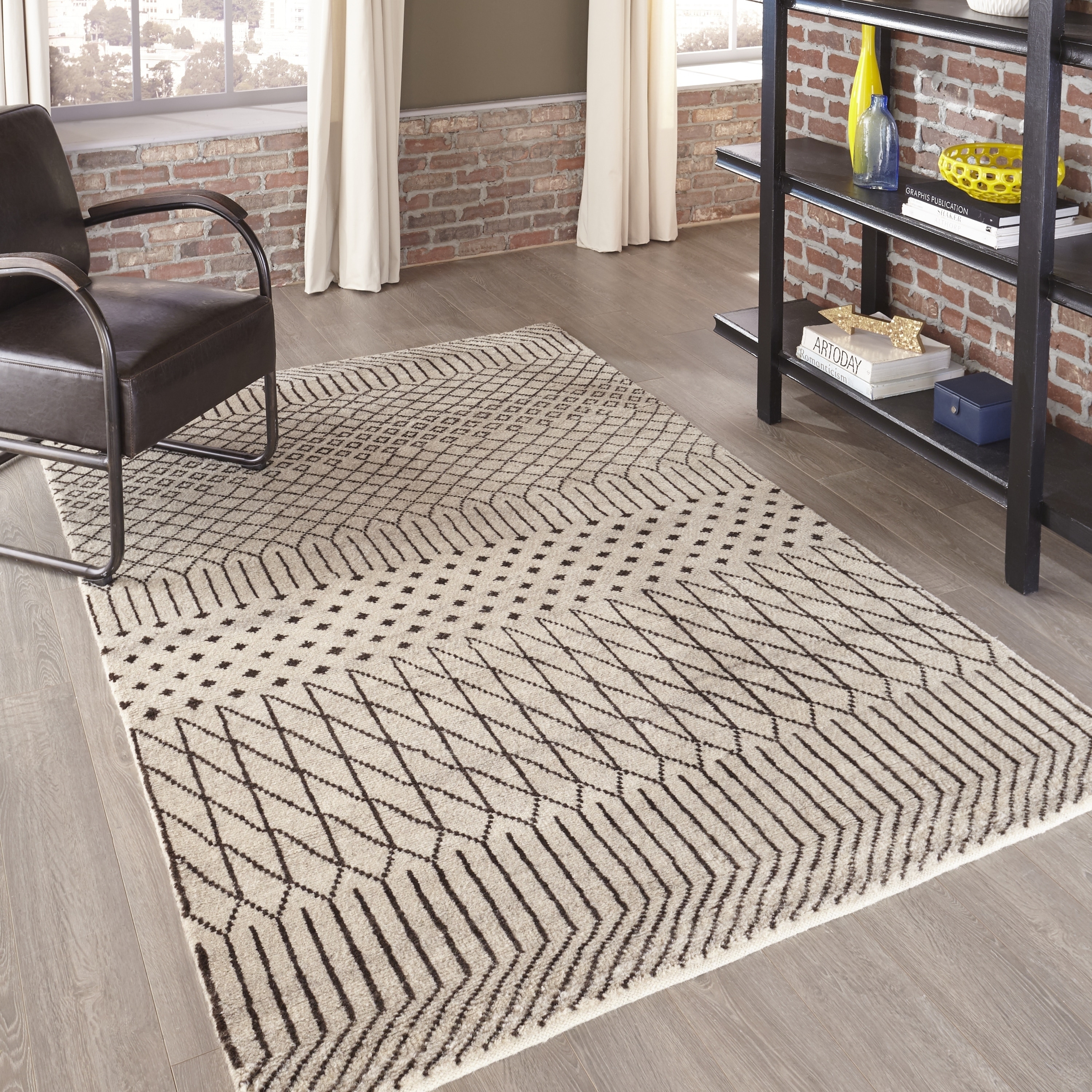 Momeni Atlas Hand Knotted Wool Moroccan Area Rug