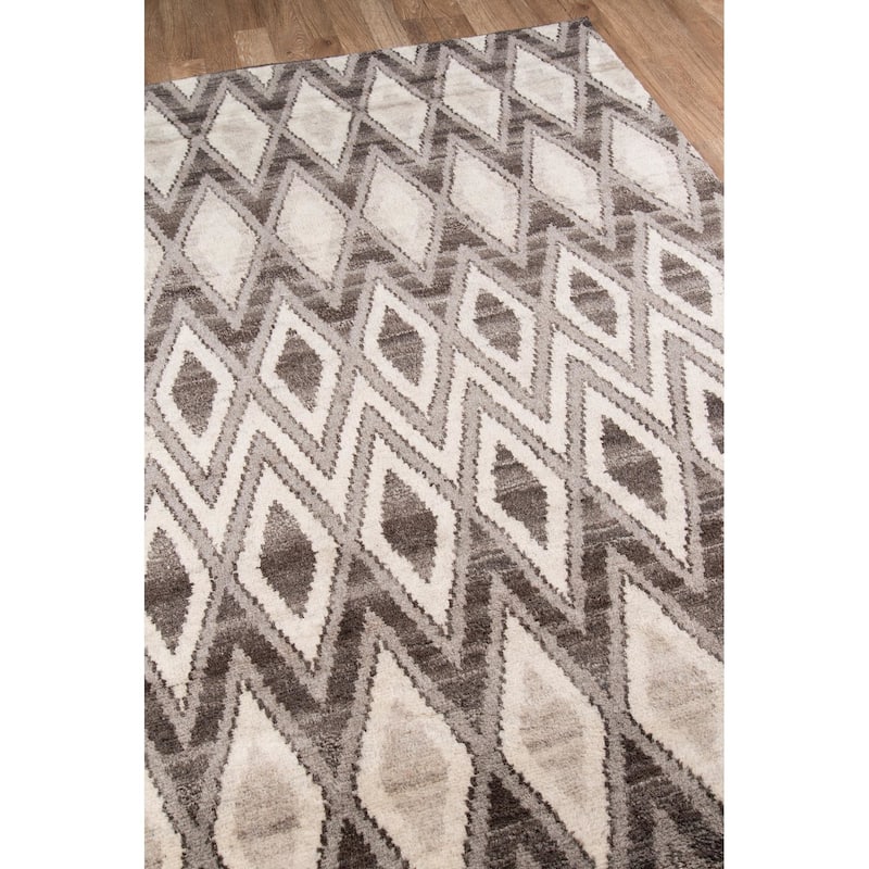 Momeni Atlas Hand Knotted Wool Geometric Area Rug