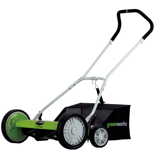 Greenworks 18-Inch Reel Lawn Mower - Bed Bath & Beyond - 9603327