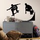 preview thumbnail 1 of 0, Chalkboard Skaters Chalk Peel and Stick Wall Decals