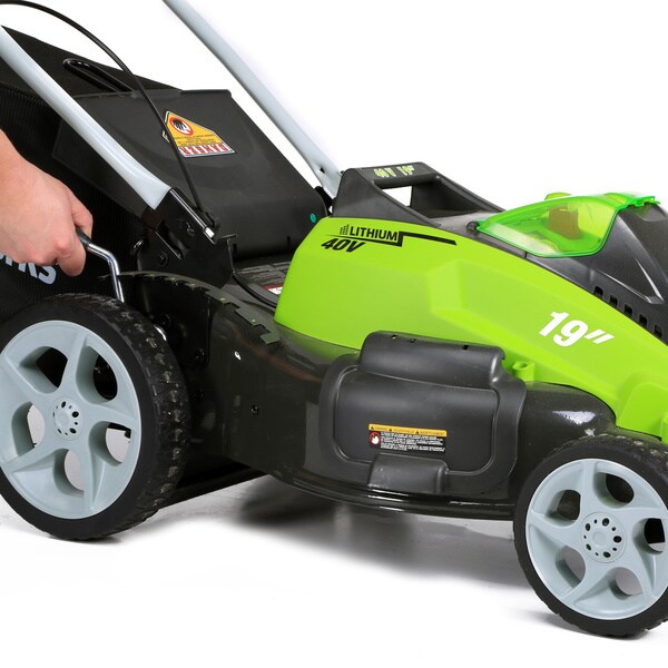 Greenworks best sale 19 mower