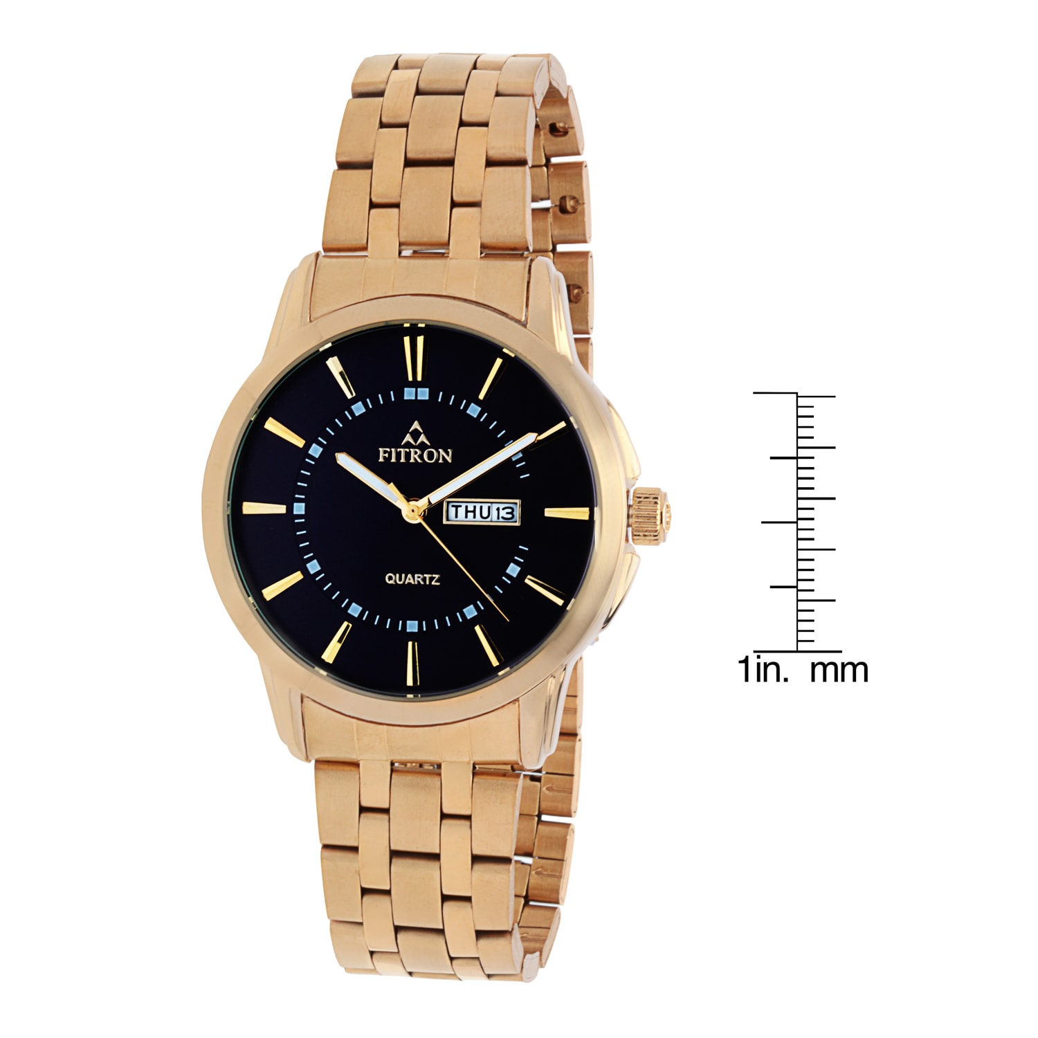 fitron gold watch