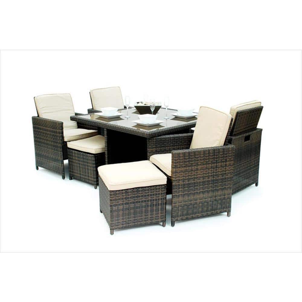 Monte Carlo 9 Piece Dining Cube Set