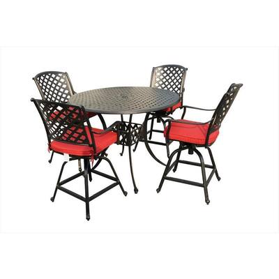 Bordeaux 5-piece Counter Height Set