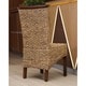 preview thumbnail 2 of 0, Bunga Woven Hyacinth/Mahogany Dining Chair (Set of 2)