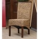 preview thumbnail 1 of 0, Bunga Woven Hyacinth/Mahogany Dining Chair (Set of 2)