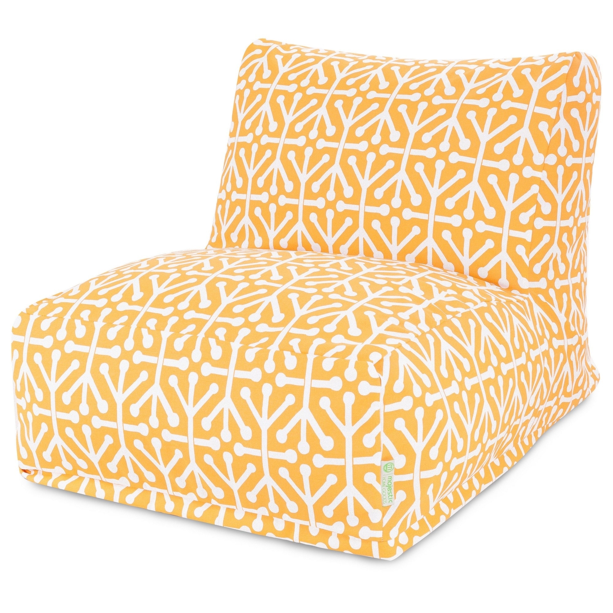 Majestic Home Goods Indoor Outdoor Aruba Bean Bag Chair Lounger 36 in L x 27 in W x 24 in H