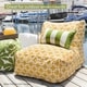 preview thumbnail 4 of 10, Majestic Home Goods Indoor Outdoor Aruba Bean Bag Chair Lounger 36 in L x 27 in W x 24 in H