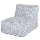preview thumbnail 9 of 10, Majestic Home Goods Indoor Outdoor Aruba Bean Bag Chair Lounger 36 in L x 27 in W x 24 in H Gray