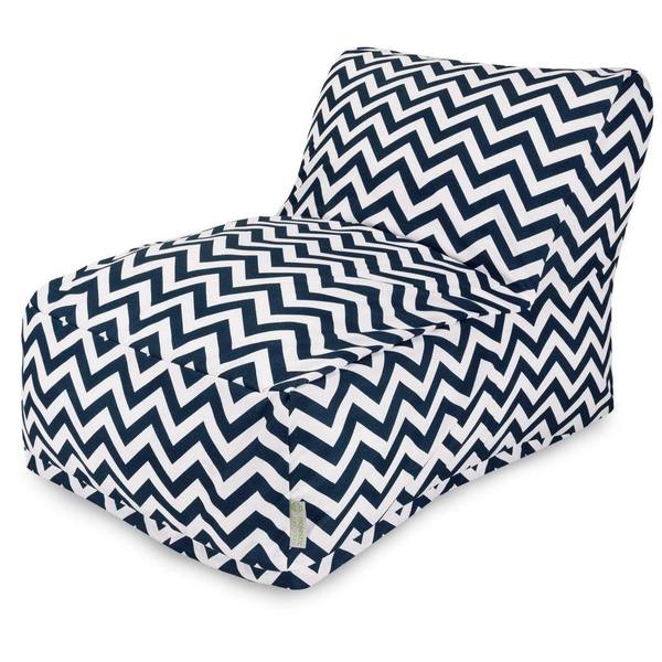 Majestic Home Goods Chevron Bean Bag Lounger Chair