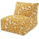 preview thumbnail 13 of 12, Majestic Home Goods Indoor Outdoor Plantation Bean Bag Chair Lounger 36 in L x 27 in W x 24 in H Yellow