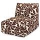 preview thumbnail 1 of 12, Majestic Home Goods Indoor Outdoor Plantation Bean Bag Chair Lounger 36 in L x 27 in W x 24 in H