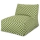 preview thumbnail 9 of 8, Majestic Home Goods Indoor Outdoor Bamboo Bean Bag Chair Lounger 36 in L x 27 in W x 24 in H Sage