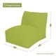 preview thumbnail 3 of 8, Majestic Home Goods Indoor Outdoor Bamboo Bean Bag Chair Lounger 36 in L x 27 in W x 24 in H