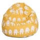 preview thumbnail 14 of 13, Majestic Home Goods 'Ellie' Classic Bean Bag Chair Small/Large Small - Yellow