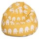 preview thumbnail 7 of 13, Majestic Home Goods 'Ellie' Classic Bean Bag Chair Small/Large Large - Yellow