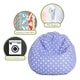 preview thumbnail 19 of 17, Majestic Home Goods Polka Doot Classic Bean Bag Chair Small/Large
