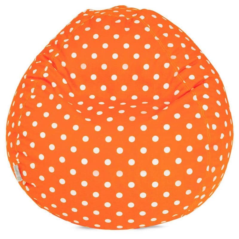 Majestic Home Goods Polka Doot Classic Bean Bag Chair Small/Large