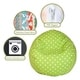 preview thumbnail 3 of 17, Majestic Home Goods Polka Doot Classic Bean Bag Chair Small/Large