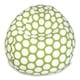 preview thumbnail 18 of 21, Majestic Home Goods Large Polka Dot Classic Bean Bag Chair Small/Large Small - Hot Green