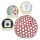 preview thumbnail 10 of 21, Majestic Home Goods Large Polka Dot Classic Bean Bag Chair Small/Large