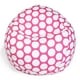 preview thumbnail 1 of 21, Majestic Home Goods Large Polka Dot Classic Bean Bag Chair Small/Large Small - Hot Pink