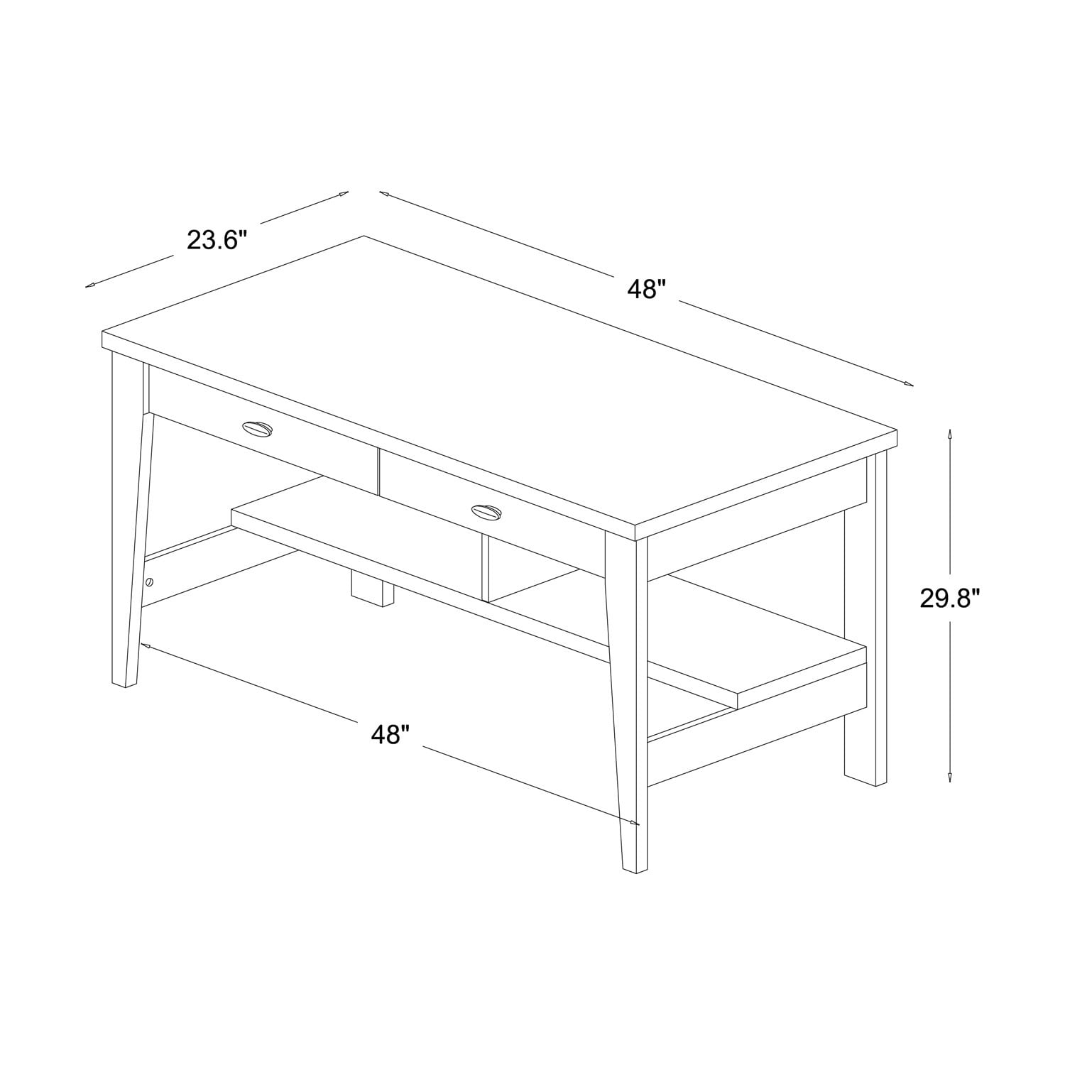 baxton studio fillmore writing desk