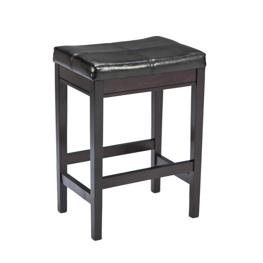 Signature Design by Ashley 24-inch Kimonte Dark Brown Upholstered Barstool (Set of 2)