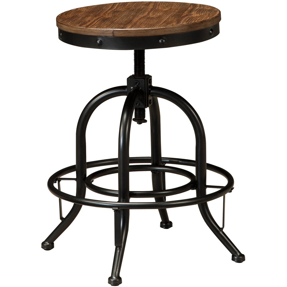 Signature Design by Ashley Pinnadel Swivel Barstool (Set of 2