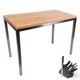 John Boos Metropolitan Station 48 x 24 Kitchen Island Table MET ...