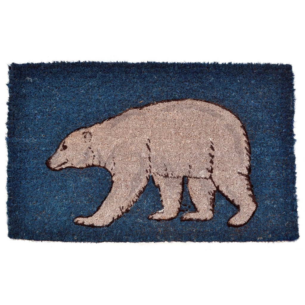 Polar Bear Coir Doormat - Door Mat