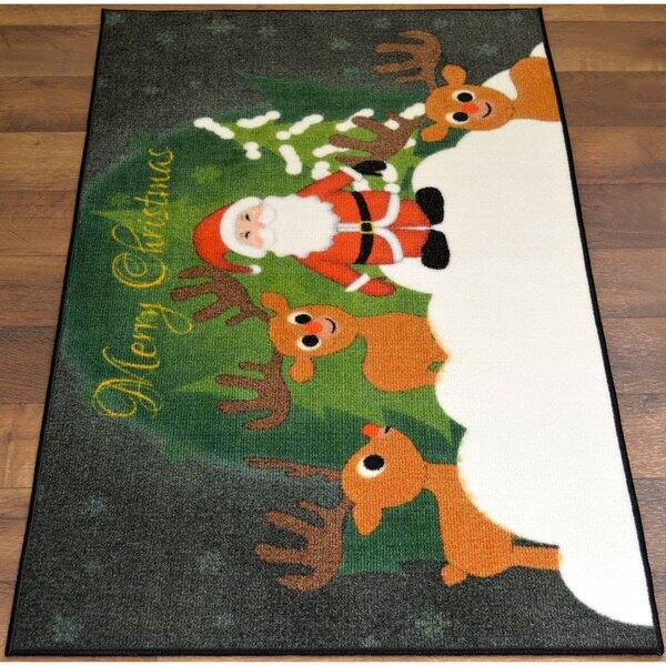 Reindeer Christmas Doormat, Christmas Door Decor