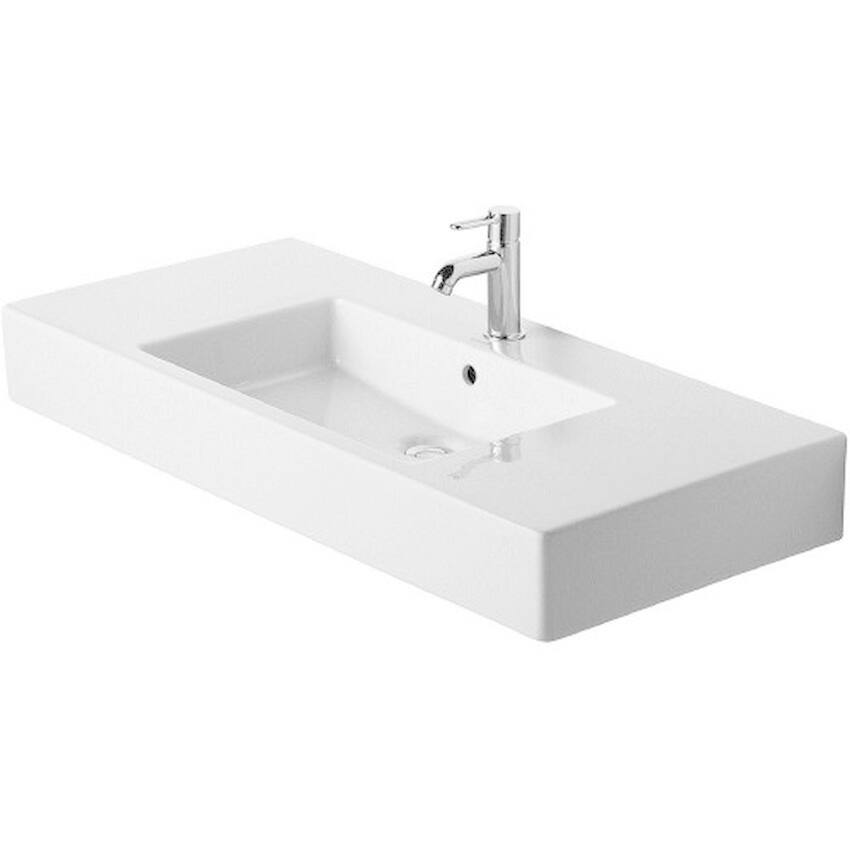 Duravit Furniture Vero White 41.325-inch Washbasin with Overflow 03291000001