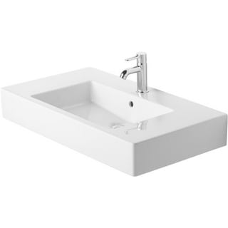 Duravit Furniture 33.5-inch Vero White Washbasin with Overflow and ...