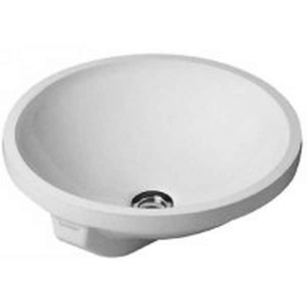 Duravit Architec 15.75 inch White Vanity Basin with Overflow