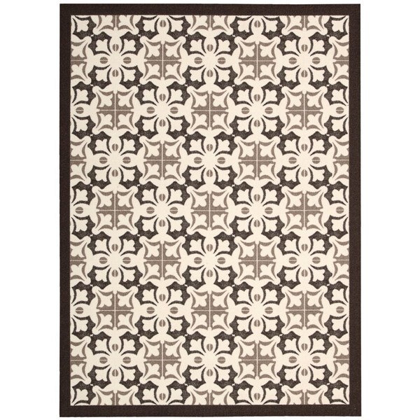 Rug Squared Milford Brown Rug (5' x 7') - 5' x 7'