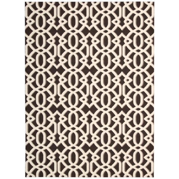 Rug Squared Milford Brown Rug (5' x 7') - 5' x 7'