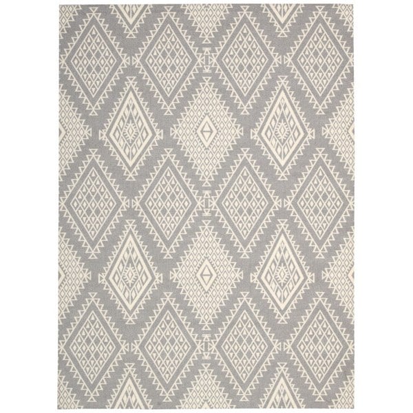 Rug Squared Milford Grey Rug (5' x 7') - 5' x 7'