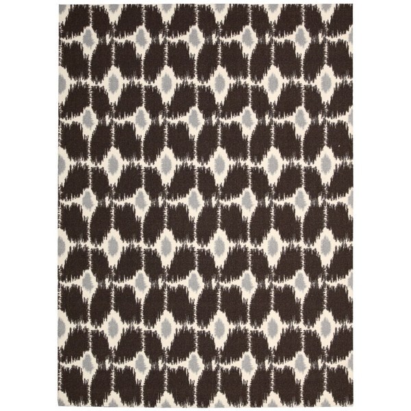 Rug Squared Milford Brown Rug (5' x 7') - 5' x 7'