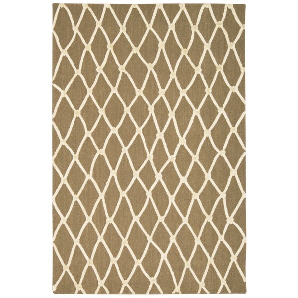 Rug Squared Saratoga Latte/Ivory Rug (5'x7'6) - 5' x 7'6"