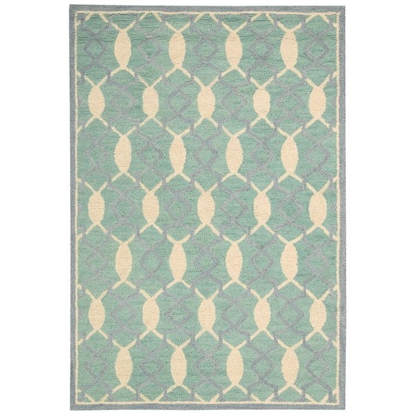 Rug Squared Seaside Aqua Rug (80x106)