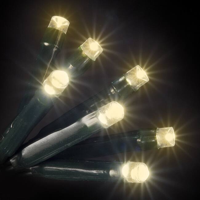 50 LED Warm White Lights UL Standard