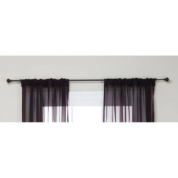 Shop Umbra Notch 28 To 120 Inch Curtain Rod Free Shipping On