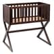 preview thumbnail 1 of 4, Babyletto Bowery Bassinet In Espresso Finish