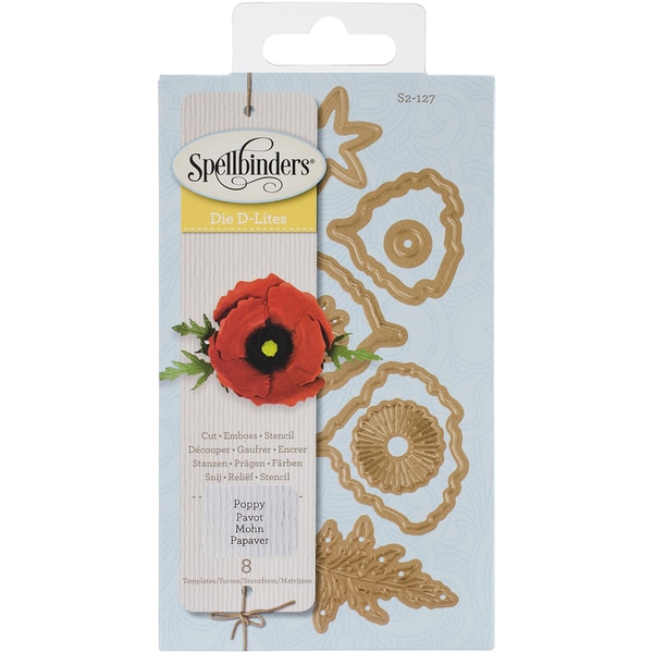 Spellbinders Shapeabilities Die D Lites Poppy   Shopping