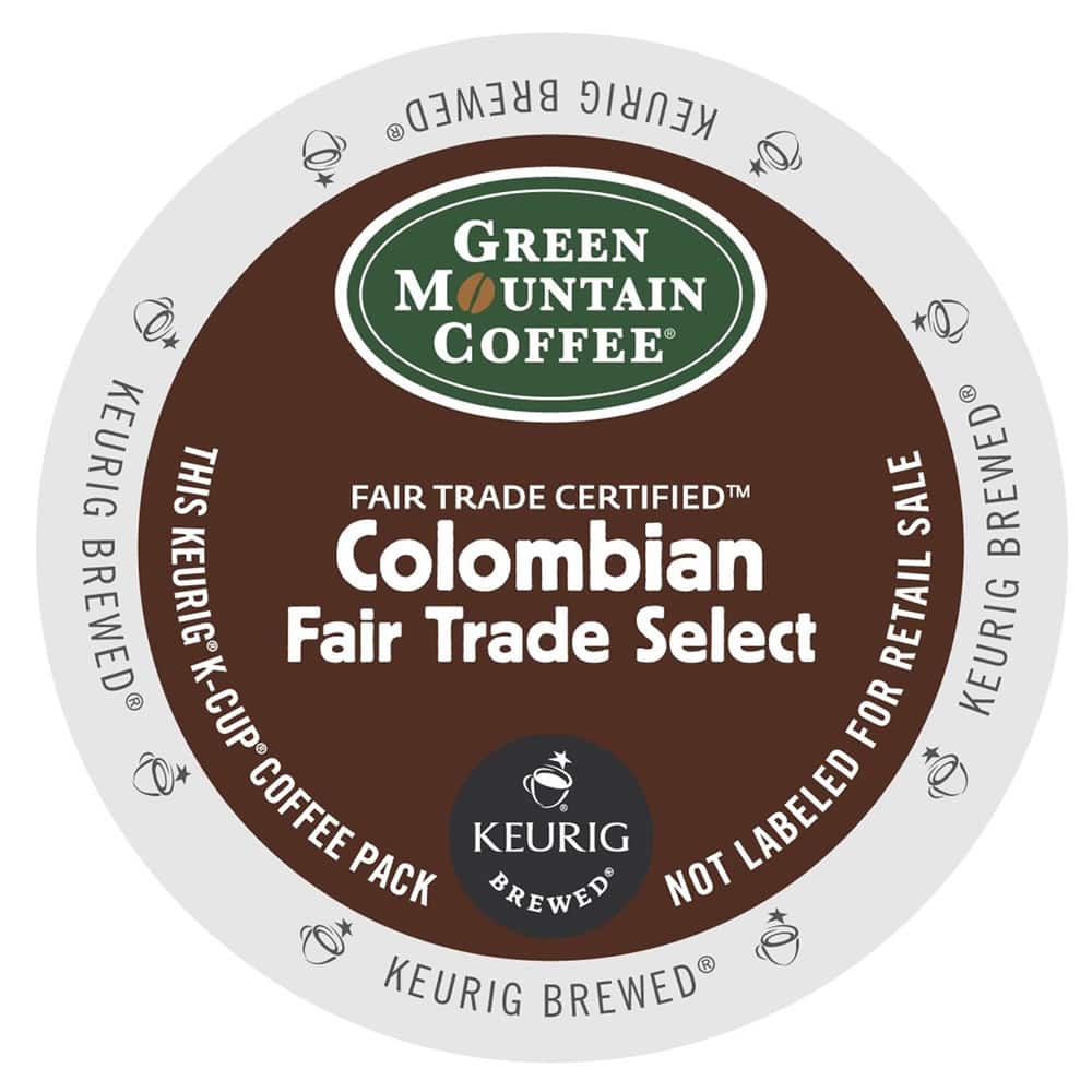 Green Mountain Coffee Colombian Fair Trade Select Coffee Cups for Keurig Brewers