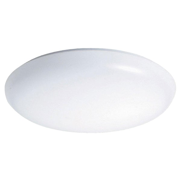 Shop Raptor Lighting 1-light White Decorative Round Ceiling Fixture ...