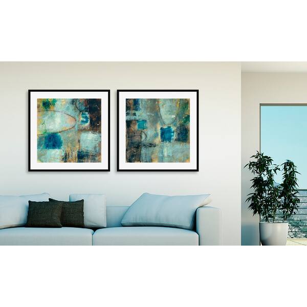 Gallery Direct Jane Bellows's 'Tangent Point I' and 'II' Art Two Piece ...