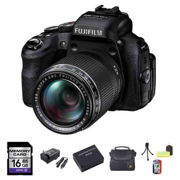 Fuji FinePix HS50EXR 16MP Digital Camera 16GB Bundle   16795964