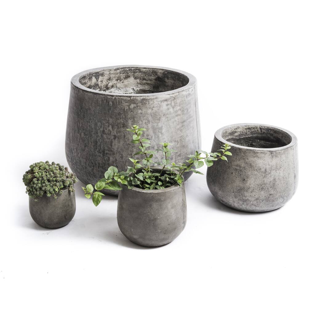 Handmade Eco Concrete Samai Planter (Vietnam)